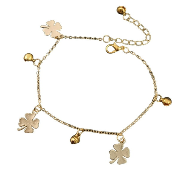 maskred Anklets Shamrock Simple Style Foot Chain Ankle Bracelets
