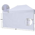 thumbnail image 4 of Lona lateral para toldo de 3x4.5m, Blanca, 4 of 7