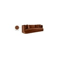 thumbnail image 2 of Meridian Furniture Alder Cognac Velvet Sofa, 2 of 16