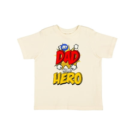 

Inktastic Dad is My Hero Gift Toddler Boy or Toddler Girl T-Shirt