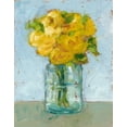 thumbnail image 2 of Harper, Ethan 26x32 White Modern Wood Framed Museum Art Print Titled - Impressionist Floral Study III, 2 of 4