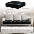 thumbnail image 4 of Xoenoiee Cat Universe Paint Splatter Pattern 3Piece Stretch Couch Cushion Covers, Sofa Seat Slipcovers for Pets, Suitable for Armchair Loveseat Sofa with Spandex Jacquard Washable Fabric, 4 of 7