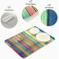 thumbnail image 4 of Dish Drying Mat Vintage Colorful Wood Kitchen Dish Pads Super Absorbent Microfiber Dish Drying Rack Pads Safe Heat-resistant Kitchen Counter Mat,18x24 Inch, 4 of 7