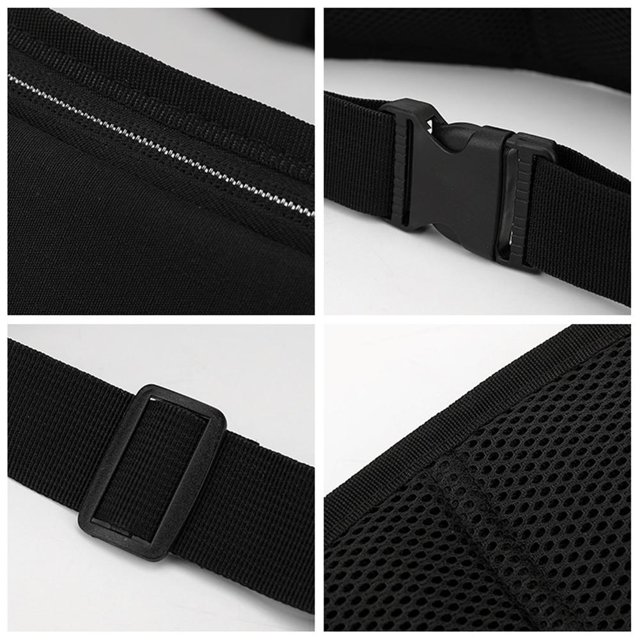 Mini riñonera deportiva para hombre y mujer, riñonera invisible para teléfono móvil (negro) Ndcxsfigh Para Estrenar