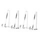 thumbnail image 4 of Soporte acrílico transparente para platos, caballete de mesa estable para marcos de fotos, soporte para platos 2 piezas, 4 of 9
