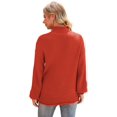 thumbnail image 4 of Jersey de cuello alto de gran tamaño Sweater Jouica para mujer, 4 of 4