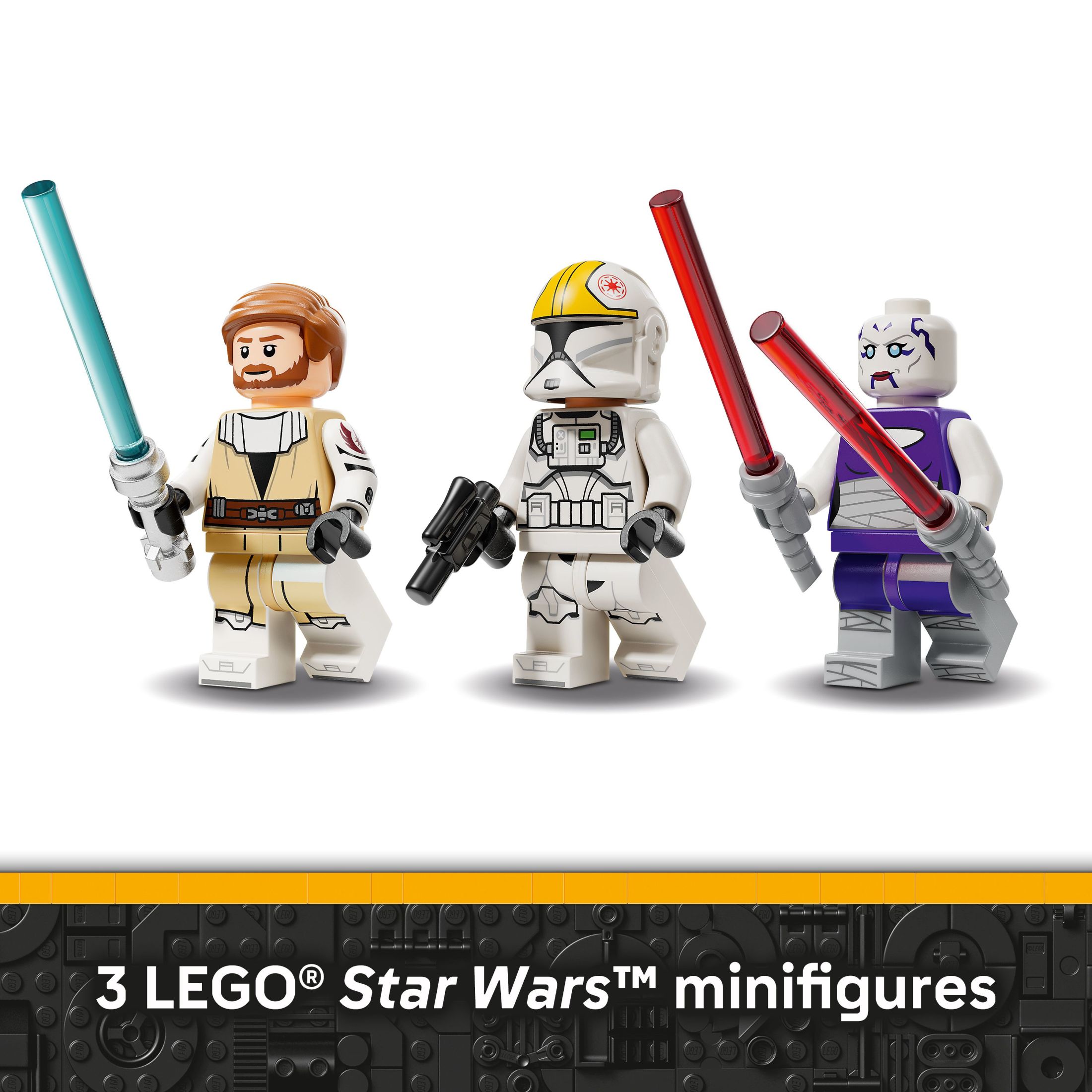 LEGO Star Wars: Las Guerras Clon Caza Estelar V-19 Torrent Juguete de Construcción - Set de Juego de Imaginación para Niños y Niñas, Mayores de 9 Años - Kit de Modelo de Nave Espacial con 3 Minifiguras - Idea de Regalo para Cumpleaños - 75432 6