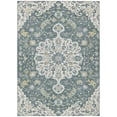thumbnail image 2 of Addison Rugs Chantille Indoor/Outdoor Traditional Global Teal Machine Washable Rectangle Rug, 9' x 12', 2 of 8