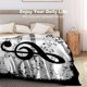 thumbnail image 5 of LHSHID Dancer Gifts Blanket Dance Life Flannel Fleece Throw Blankets for Sofa Couch Bed Office All Season 50x60in, 5 of 6