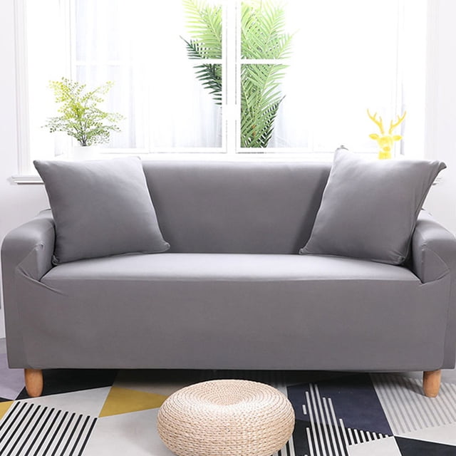 Sofa Cover Crease-Resistance Slip- Couch Cover Properties Reusable Home For Office