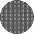 thumbnail image 1 of Ahgly Company Machine Washable Indoor Round Transitional Gunmetal Gray Area Rugs, 8' Round, 1 of 7