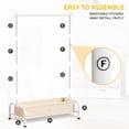 thumbnail image 4 of Perchero MISSLO para niños con cesta para guardar vestidos, color blanco, 4 of 5