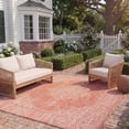 thumbnail image 3 of SAFAVIEH Courtyard Delbet Medallion Indoor/Outdoor Area Rug, Rust/Ivory, 8' x 11', 3 of 10