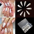 thumbnail image 2 of Seitruly 1 Juego de uñas postizas tendencia clásica de moda diferentes colores de alto rango apariencia exquisita fácil de usar magnífico Paster Juegos de manicura Blanco Seitruly CE009706-03, 2 of 4