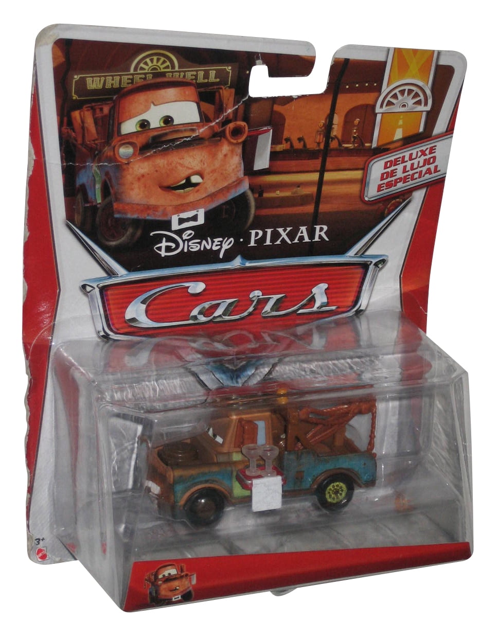 Disney Cars Movie Wheel Well Motel Deluxe Waiter Mater Toy Car