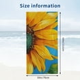 thumbnail image 3 of Sunflower Beach Towel, Swimming Beach Towels, Sand Free Beach Towel, 3 of 8