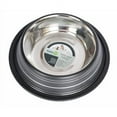 thumbnail image 2 of Iconic Pet 2-Pack Color Splash Stripe Non-Skid Pet Bowl, For Dog or Cat, Black, 16 Oz, 2 Cup, 2 of 11