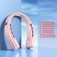 thumbnail image 5 of Ventilador eléctrico sin aspas Ventilador de cuello manos libres USB Pantalla digital (estándar rosa), 5 of 5
