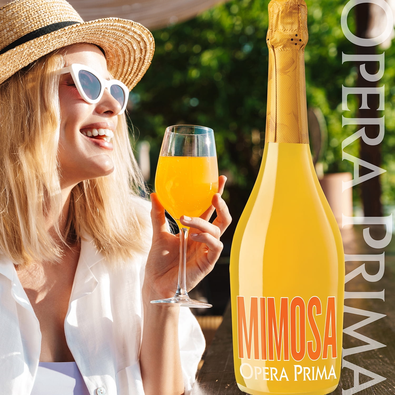 Opera Prima Demi Sec Sparkling Mimosa, 750ml, Glass Bottle, Spain, 7% ABV
