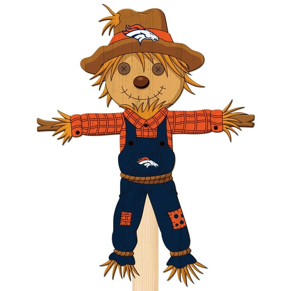 Denver Broncos 12" Scarecrow Yard Stake