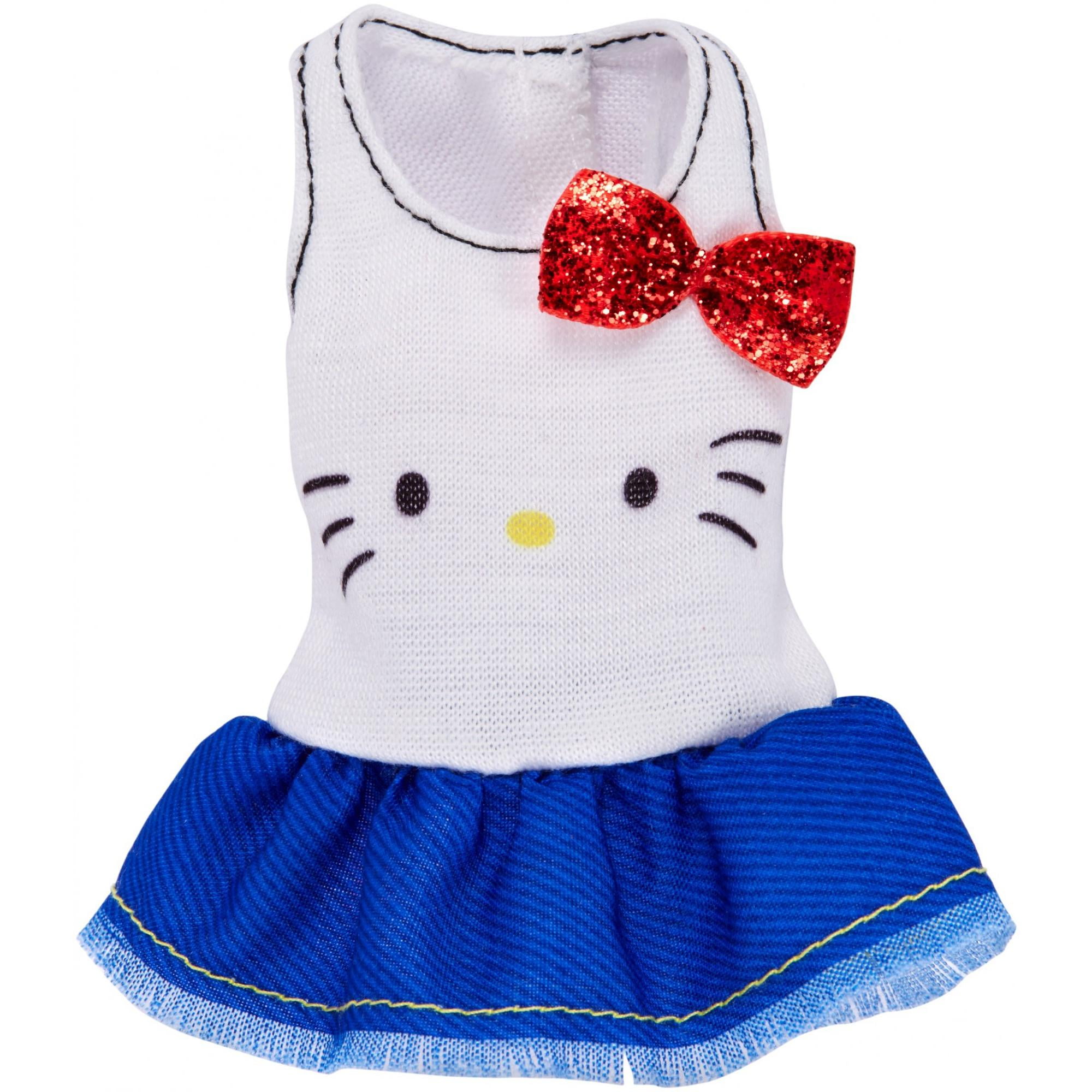 Barbie Hello  Kitty  Red Bow Fashion  Sleeveless Top Clothing  