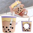 thumbnail image 2 of Funda Protectora De Silicona Compatible Con Airpods 1/2 Perla Forma De Té De La Leche Funda Protectora Inalámbrica Para Auriculares Funda Anticaída Kearding EL016884-02, 2 of 5