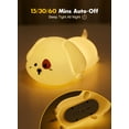 thumbnail image 3 of WEIKE Cute night light Portable silicone night light, high-end atmosphere colorful night light, 3 of 5