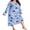 Butterfly Blue, variant on Nightgown for Women Plus Size Leopard Long Maxi Loungewear Scoop Neck Sleepwear Full Length Pajama Dresses Shermie