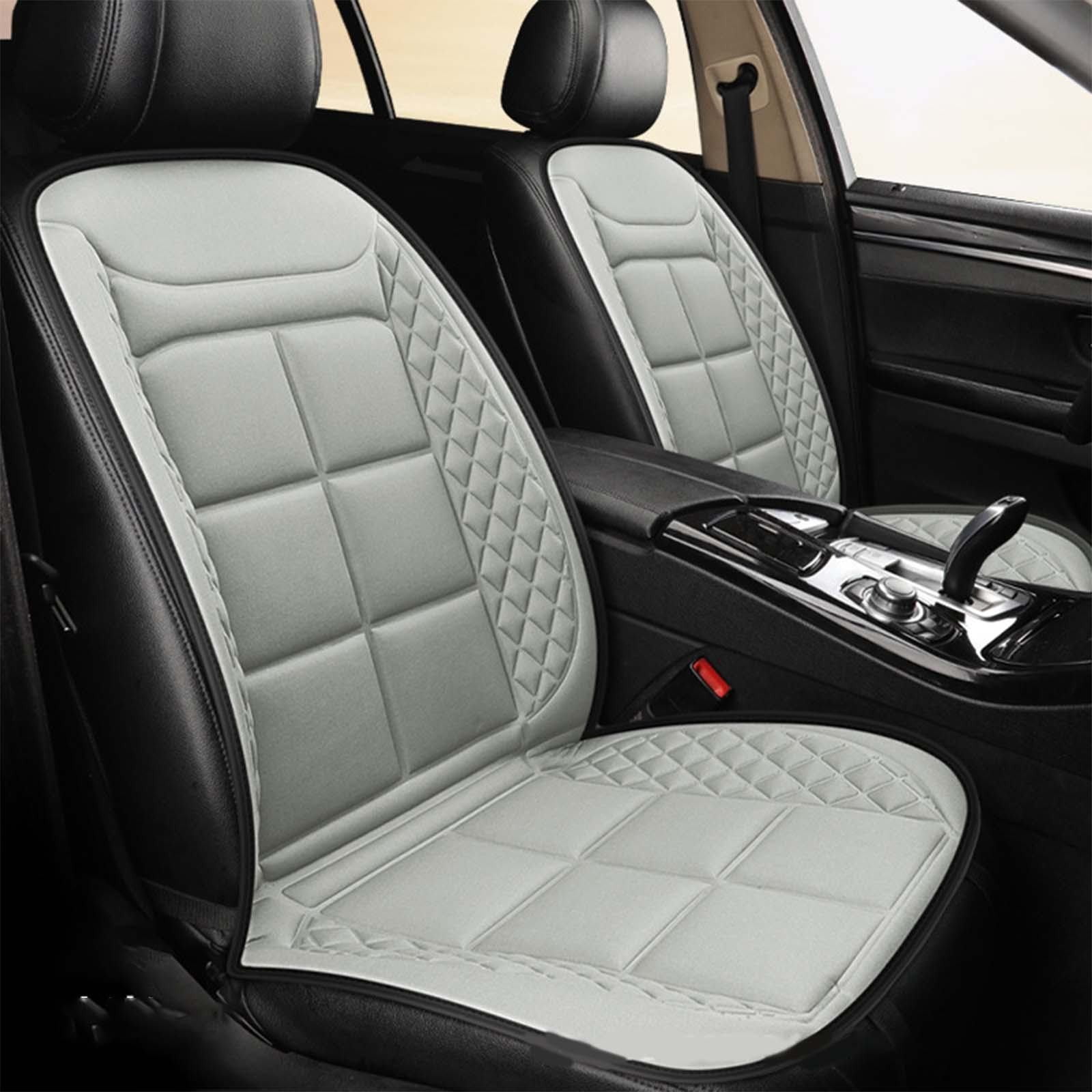 Winter Car Seat Cover Soft Plush Seat Cover For Car Front Seat Comfortable Car Seat Cushion Driving In Winter Most Car SUVs Trucks (Warm)