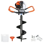 Yescom 52CC 2.2HP Earth Auger Powerhead 1 or 2 Men Gas Powered Post Hole Digger 12" Bit
