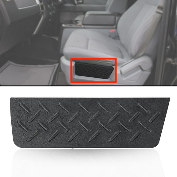 Front Seat Shield Cover Panel Bezel Fit for 2011-2014 Ford F150 Left Driver Side Black