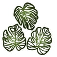 thumbnail image 4 of kowaku 3Pcs Palm Leaves Wood Wall Decor Tropical Wall Art Jungle Decor Hanging Sculpture Unique Wooden Ornament for Cafe Dining Room Green, 4 of 9