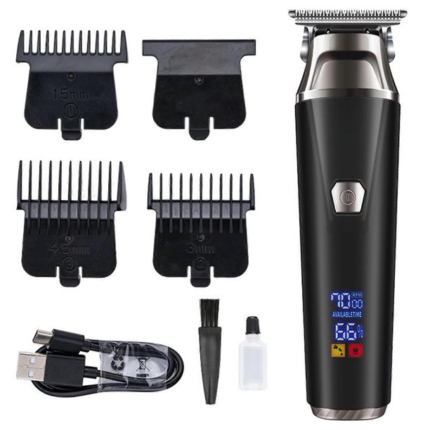 Cordless Hair Clippers for Men | Mens Hair Clippers Set | Hair Clippers for Men, LED Display with Guide Combs