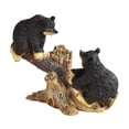 thumbnail image 3 of Estatua de oso negro, figura decorativa, coleccionable, adorno creativo de escritorio para Estilo C, 3 of 9