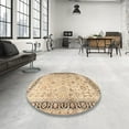 thumbnail image 3 of Ahgly Company Indoor Rectangle Traditional Brown Gold Persian Area Rugs, 3' x 5', 3 of 6