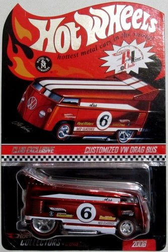 customized vw drag bus hot wheels