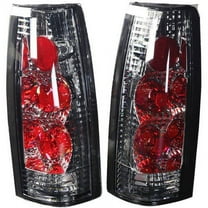Tail Light For 92-99 Chevy Suburban Chrome/Clear Lens, Pair