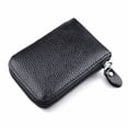 thumbnail image 5 of Men's Wallet Leather Credit Card Holder RFID Blocking Zipper Pocket ID Protection Purse, 5 of 6