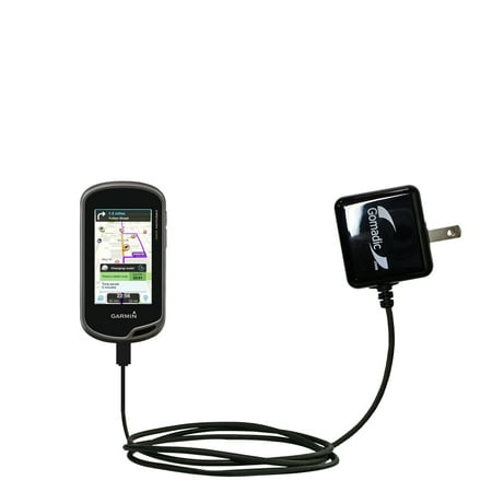 Gomadic Intelligent Compact AC Home Wall Charger suitable for the Garmin Oregon 600 / 650 / 650t - High output power with a convenient, foldable plug