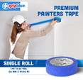 thumbnail image 5 of GripBlue Blue Painter’s Tape 1.5 Inch (1.41 in) x 60 Yards, 1 Roll, Multi-Surface Masking Tape for Painting, Clean Removal, Indoor Outdoor, 5 of 6