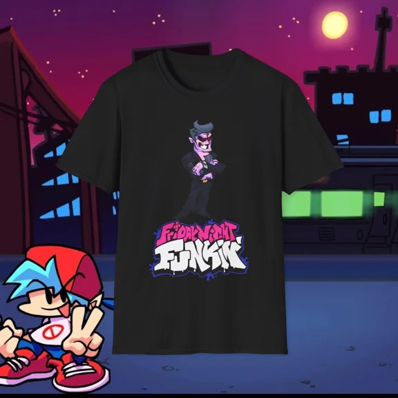 RARE Daddy Dearest Fnf Friday Night Funkin Unisex Softstyle T-Shirt