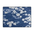 thumbnail image 5 of Yayeee Area Rugs for Living Room 6.7'x4.8' Non Slip Washable Bedroom Floor Carpet, Floral Ocean Waves, 5 of 5