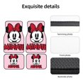 thumbnail image 5 of Cartoon Mickey Mouse And Minnie Mouse Car Floor Mats Universal Floor Mats for Cars Front Rear Car Foot Mats Cute Anime Pattern Car Accessories for Trucks, 5 of 5