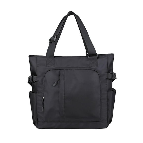 Bolso de Mano Jinwen Color Negro Para Oficina y Viajes de Negocios