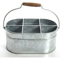 thumbnail image 2 of HOSLEY 13" x 8" x 5.5" Oval Gray Metal Plant Planter, 2 of 11