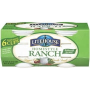 Litehouse Veggies Ranch Homestyle 1.75 fl oz Dip, 6 ct