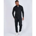 thumbnail image 5 of Real Essentials 3 Pack: Mens Dry-Fit Long Sleeve Full Zip Hoodie & Jacket- Athletic Running Jacket (Available in Big & Tall), 5 of 6