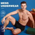 thumbnail image 2 of Calzoncillos bóxer BAMBOO COOL para hombre, ropa interior ultra cómoda y suave, 2 of 6