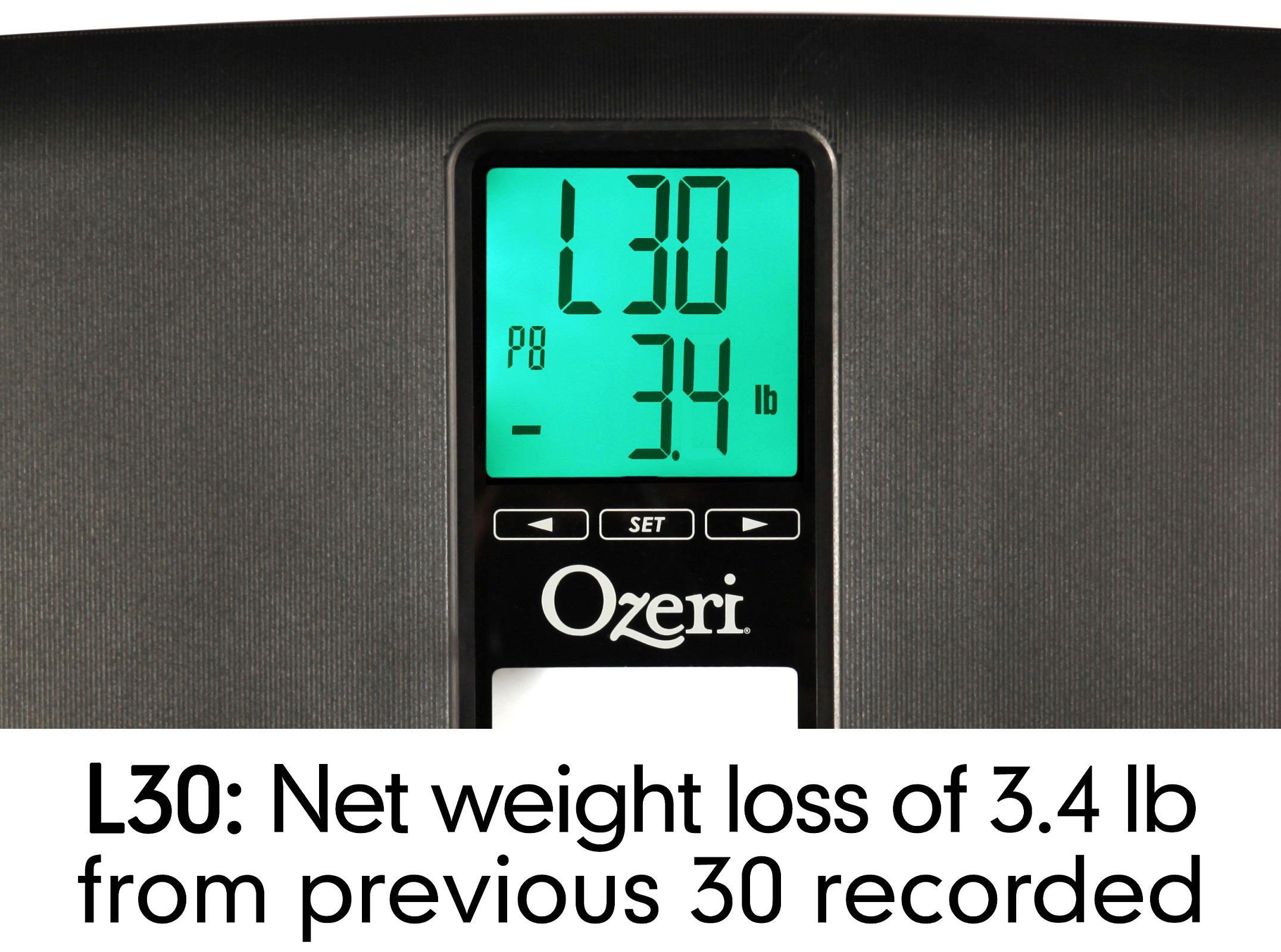 Ozeri WeightMaster II 440 lbs Body Weight Scale, Step-on Bath Scale with BMI and Weight Change Detection - image 2 of 5