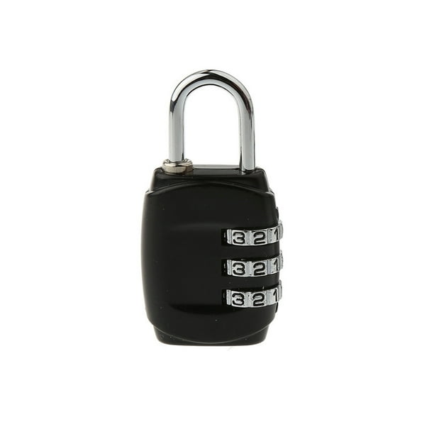 Anself 3 Dial Digit Combination Password Padlock Code Lock Protect